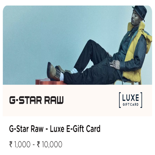 G-STAR RAW Luxe E-Gift Card